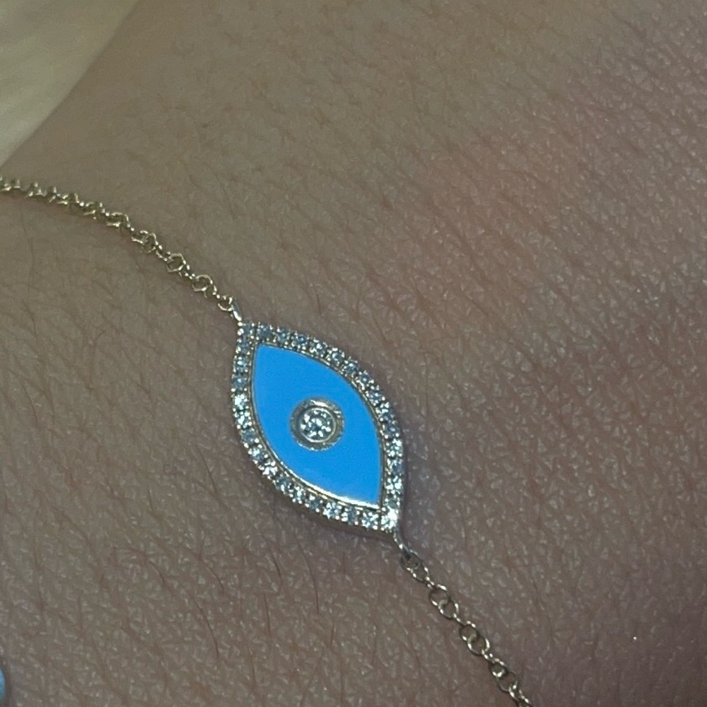 Gold Evil Eye Bracelet (the big one)
